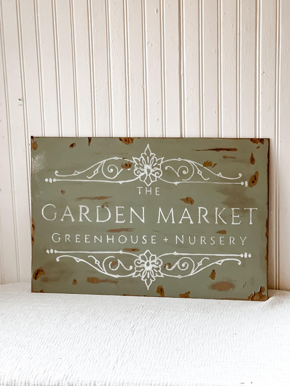 Vintage Inspired Garden Market Sign