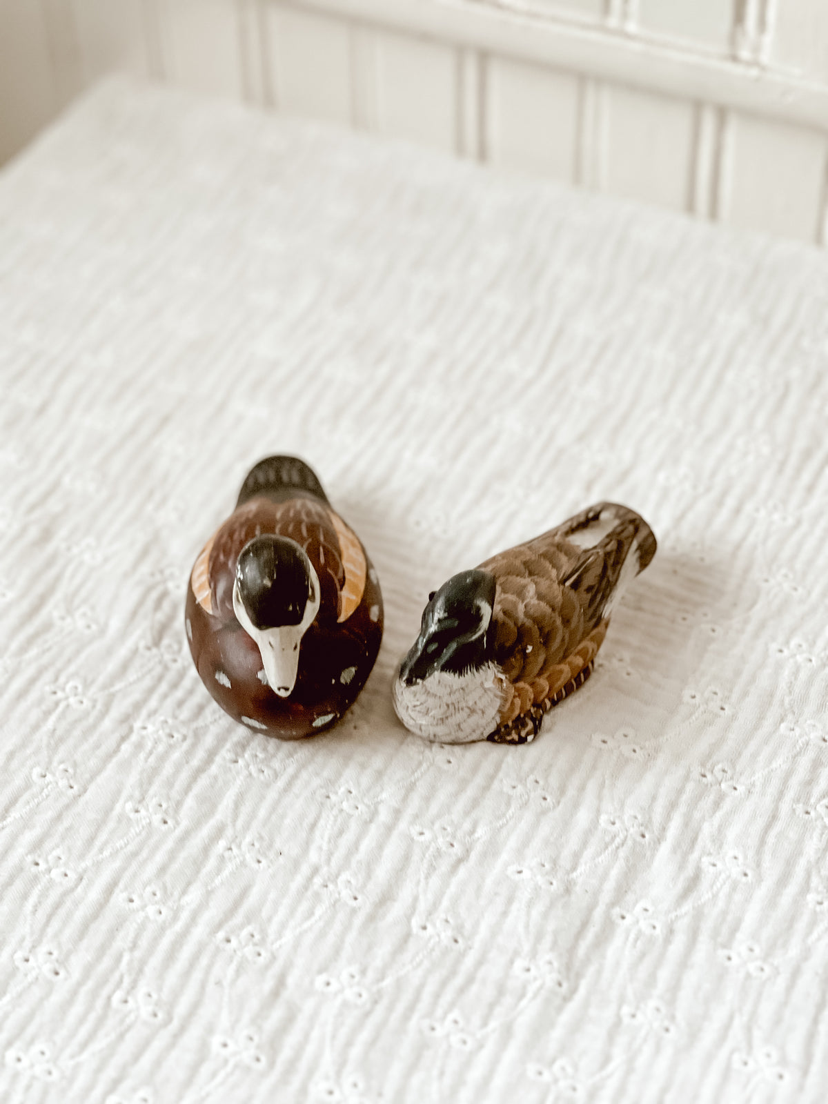 Vintage duck figurines